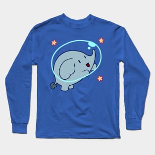 Space Elephant Long Sleeve T-Shirt